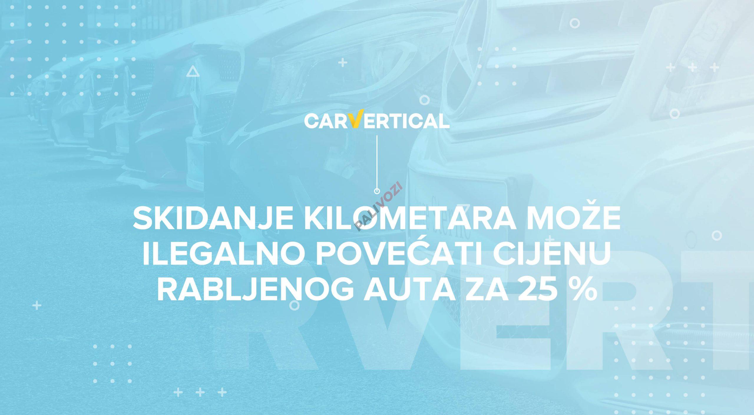 Skidanje kilometara može ilegalno povećati cijenu rabljenog auta za 25%